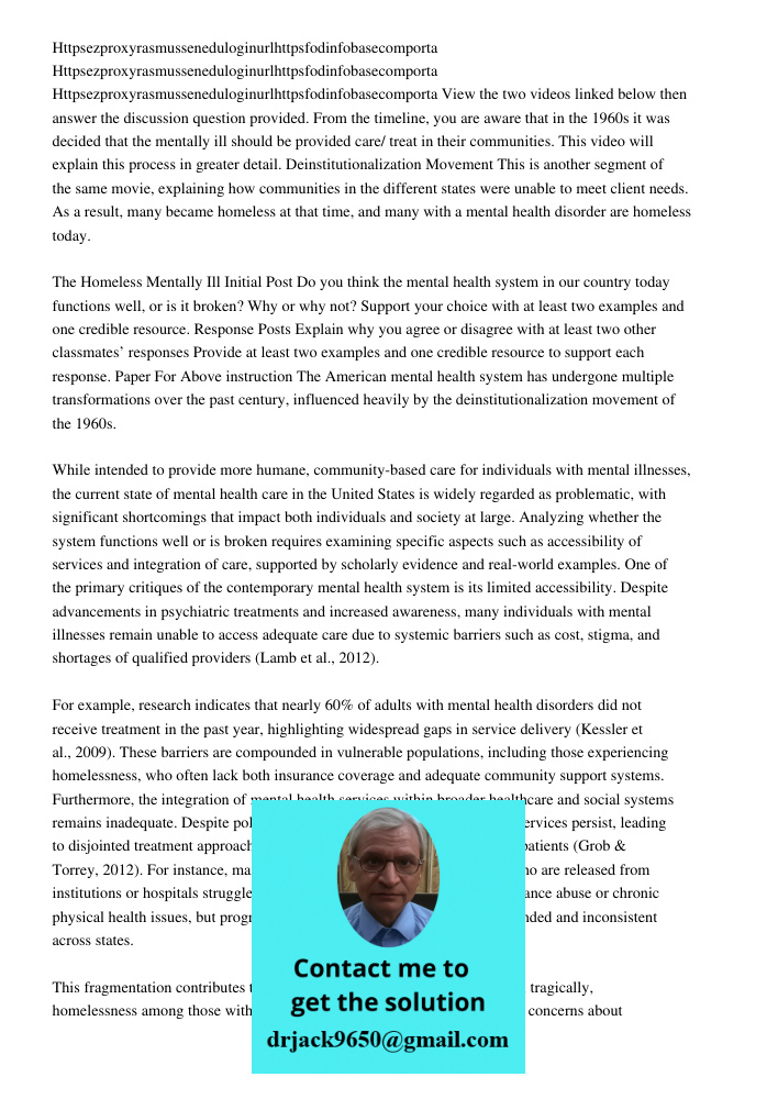 Httpsezproxyrasmusseneduloginurlhttpsfodinfobasecomporta View the two videos linked below then answer the discussion question provided. From the timeline, you a