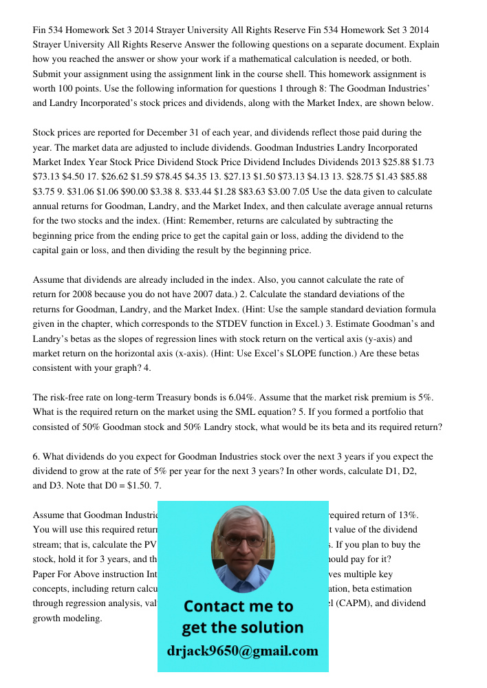Answer the following questions on a separate document. Explain how you reached the answer or show your work if a mathematical calculation is needed, or both. Su