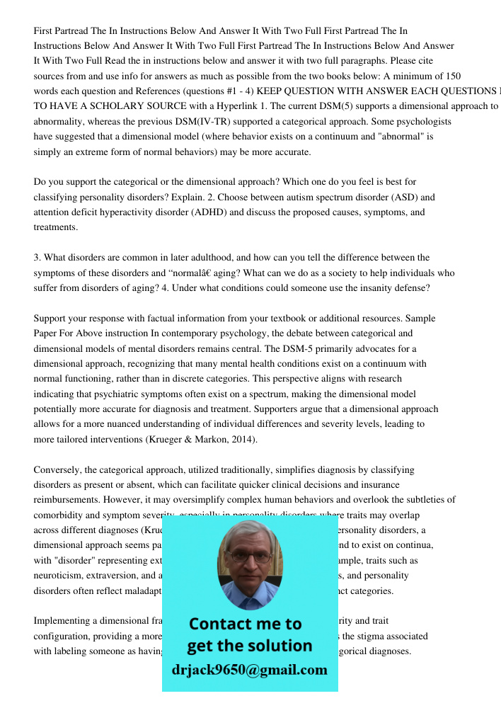 First Partread The In Instructions Below And Answer It With Two Full Read the in instructions below and answer it with two full paragraphs. Please cite sources 