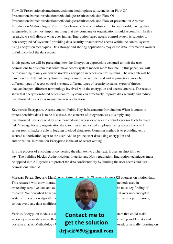 Flow Of Presentationabstractintroductionmethodologiesresultsconclusion Flow of presentation Abstract Introduction Methodologies Results Conclusion References Ab