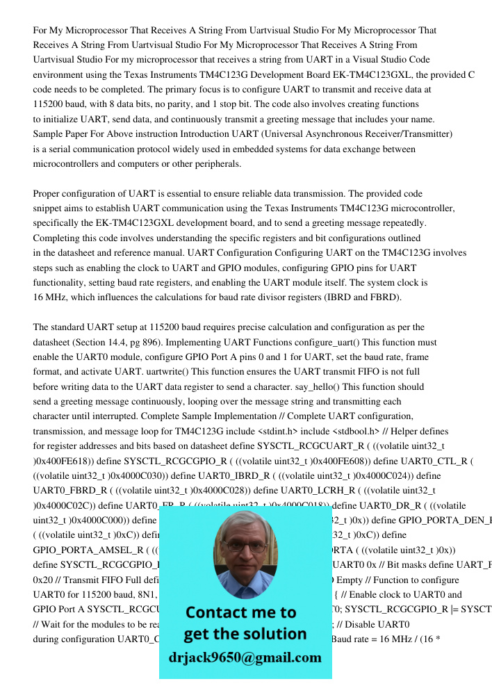 For My Microprocessor That Receives A String From Uartvisual Studio For my microprocessor that receives a string from UART in a Visual Studio Code environment u