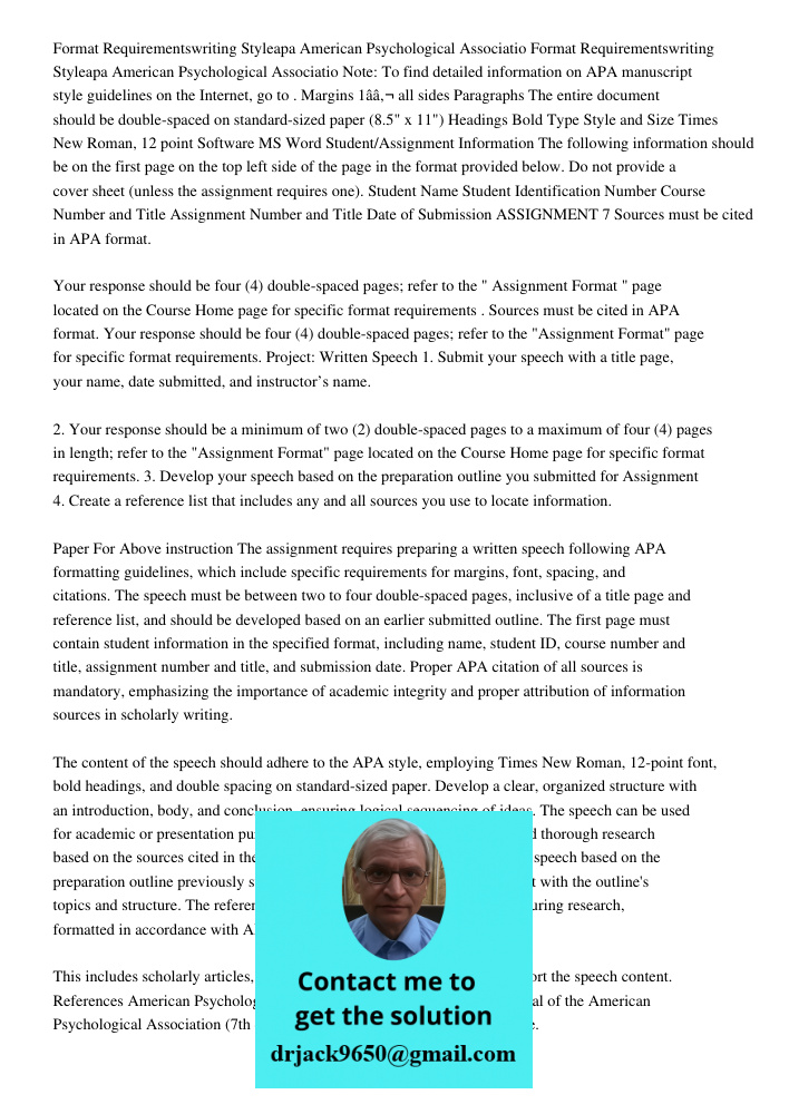 Note: To find detailed information on APA manuscript style guidelines on the Internet, go to . Margins 1â€ all sides Paragraphs The entire document should be do
