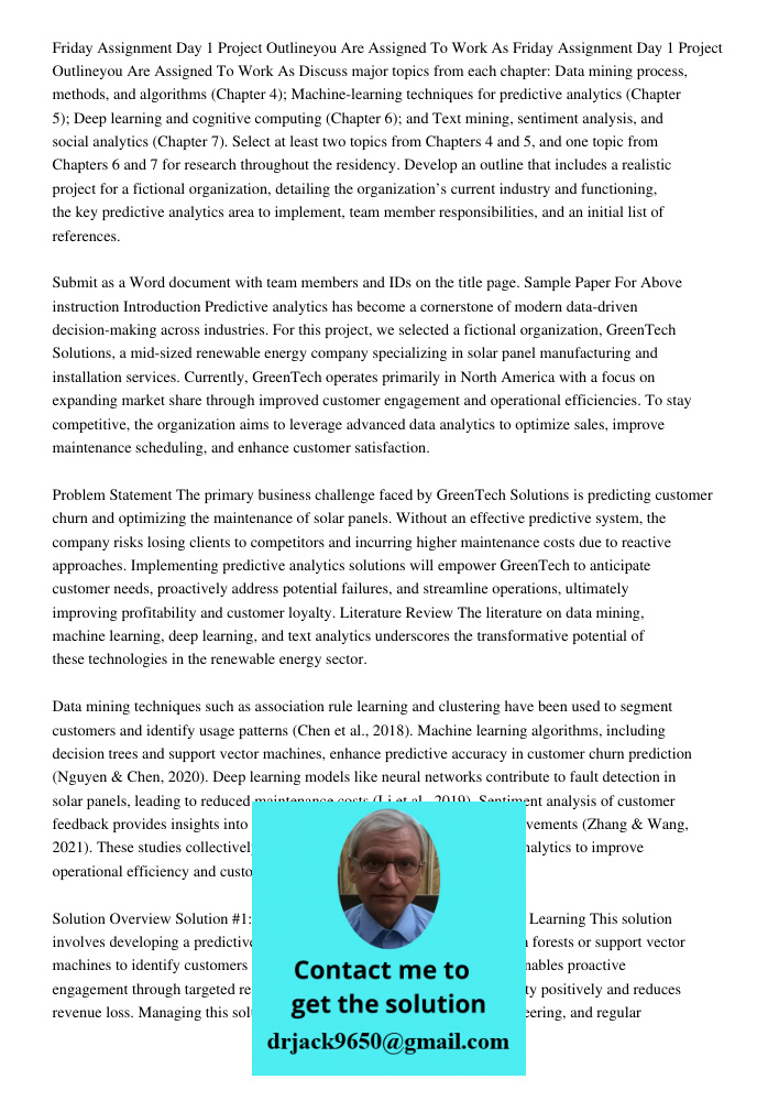 Discuss major topics from each chapter: Data mining process, methods, and algorithms (Chapter 4); Machine-learning techniques for predictive analytics (Chapter 