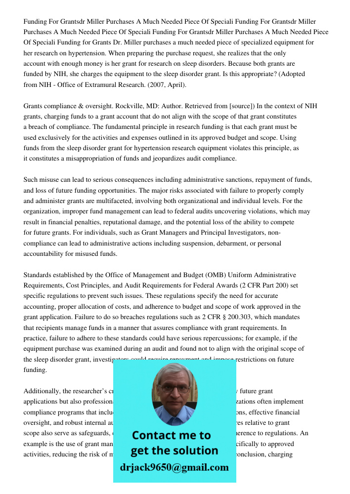 Funding For Grantsdr Miller Purchases A Much Needed Piece Of Speciali Funding for Grants Dr. Miller purchases a much needed piece of specialized equipment for h