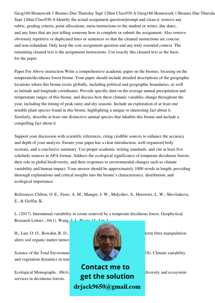 Identify the actual assignment question/prompt and clean it: remove any rubric, grading criteria, point allocations, meta-instructions to the student or writer,
