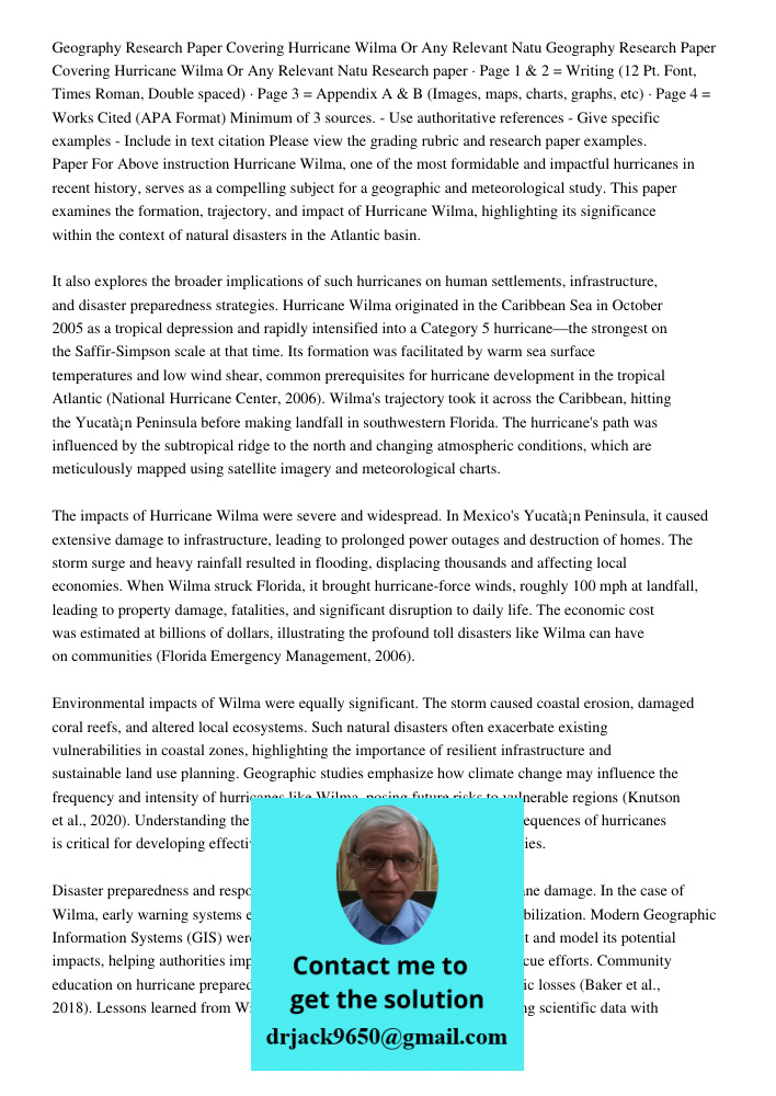 Research paper · Page 1 & 2 = Writing (12 Pt. Font, Times Roman, Double spaced) · Page 3 = Appendix A & B (Images, maps, charts, graphs, etc) · Page 4 = Works C