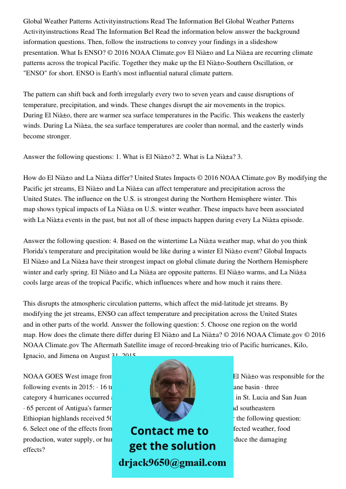 Read the information below answer the background information questions. Then, follow the instructions to convey your findings in a slideshow presentation. What 