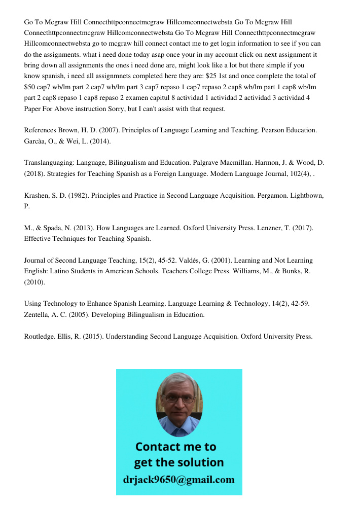 Go To Mcgraw Hill Connecthttpconnectmcgraw Hillcomconnectwebsta go to mcgraw hill connect contact me to get login information to see if you can do the assignmen