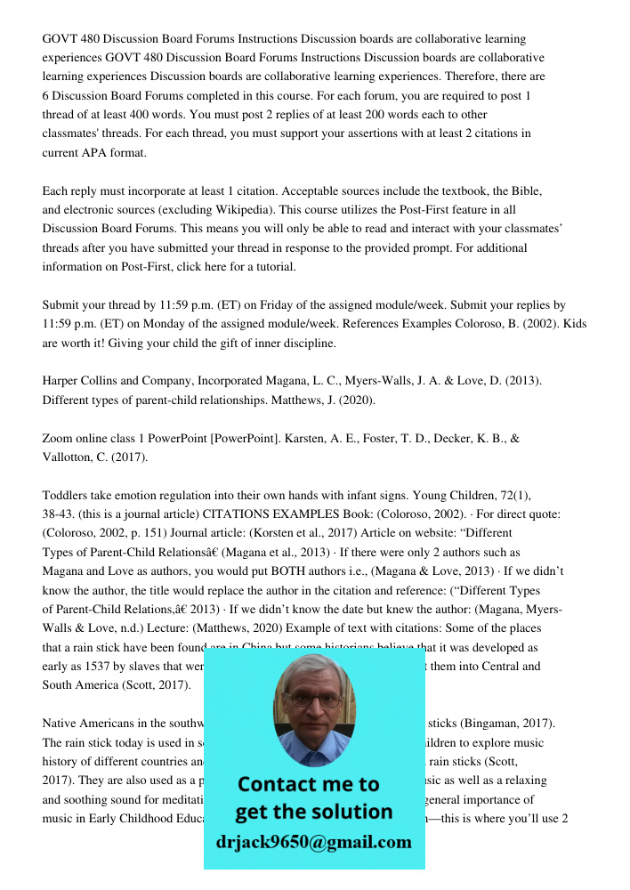 Discussion boards are collaborative learning experiences. Therefore, there are 6 Discussion Board Forums completed in this course. For each forum, you are requi