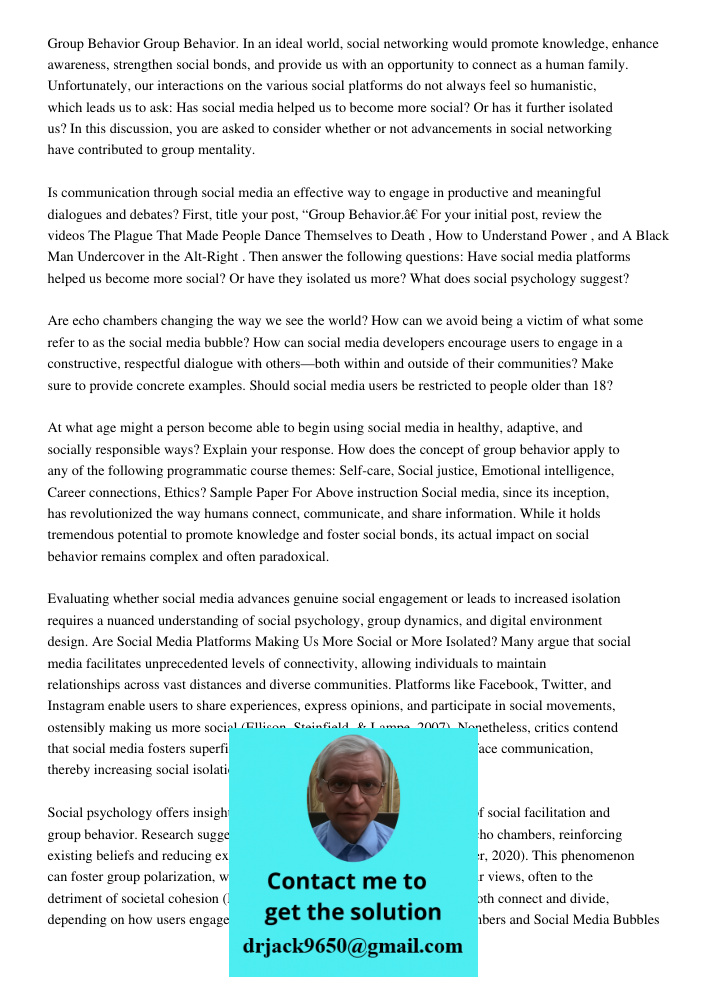 In an ideal world, social networking would promote knowledge, enhance awareness, strengthen social bonds, and provide us with an opportunity to connect as a hum