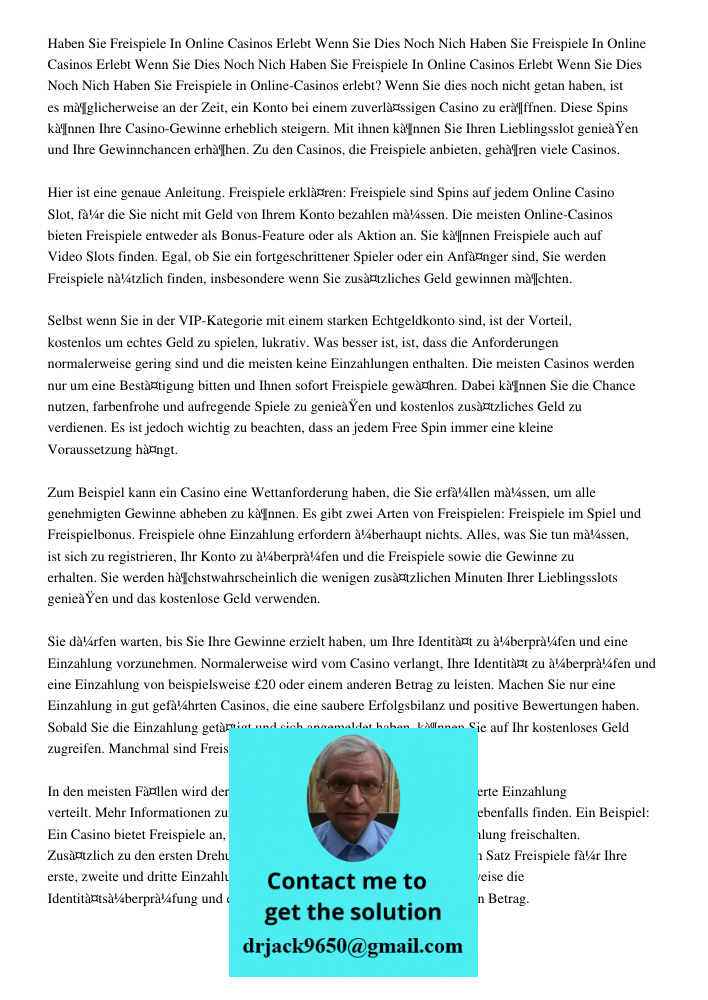 Haben Sie Freispiele In Online Casinos Erlebt Wenn Sie Dies Noch Nich Haben Sie Freispiele in Online-Casinos erlebt? Wenn Sie dies noch nicht getan haben, ist e