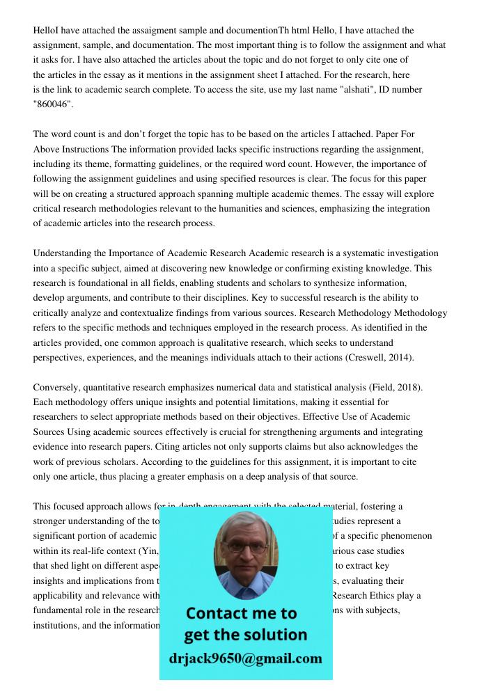 Hello, I have attached the assignment, sample, and documentation. The most important thing is to follow the assignment and what it asks for. I have also attache