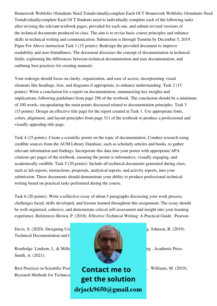 Students need to individually complete each of the following tasks after revising the relevant textbook pages, provided for each one, and submit revised version