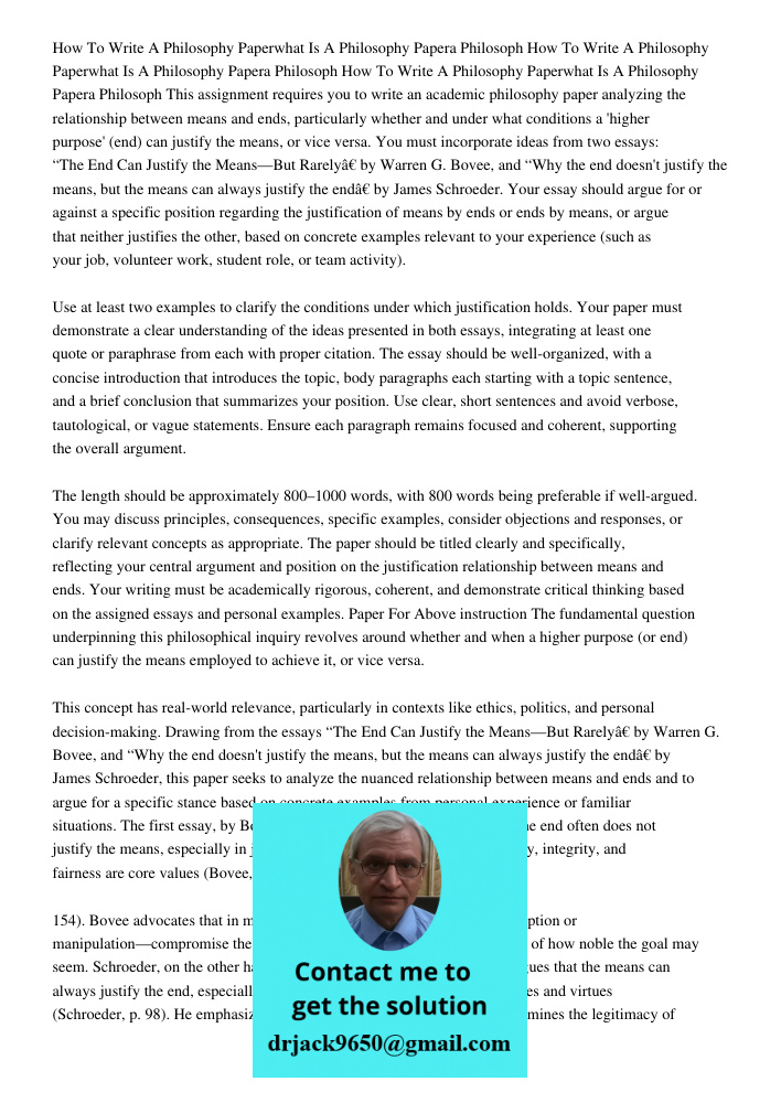 How To Write A Philosophy Paperwhat Is A Philosophy Papera Philosoph This assignment requires you to write an academic philosophy paper analyzing the relationsh