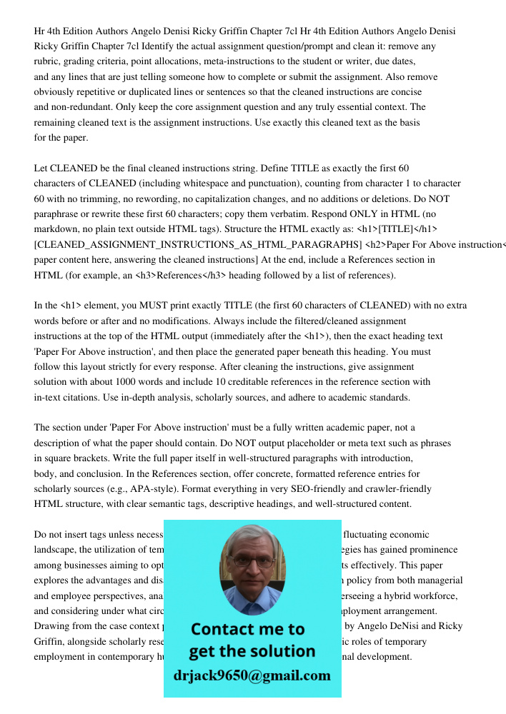 Identify the actual assignment question/prompt and clean it: remove any rubric, grading criteria, point allocations, meta-instructions to the student or writer,