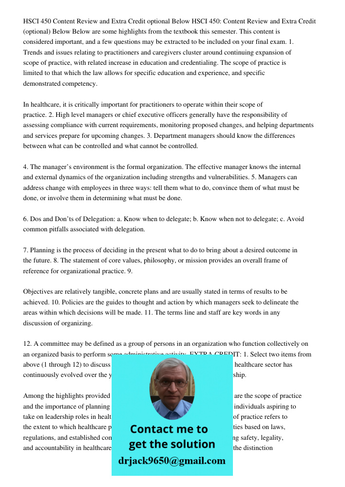 Below are some highlights from the textbook this semester. This content is considered important, and a few questions may be extracted to be included on your fin