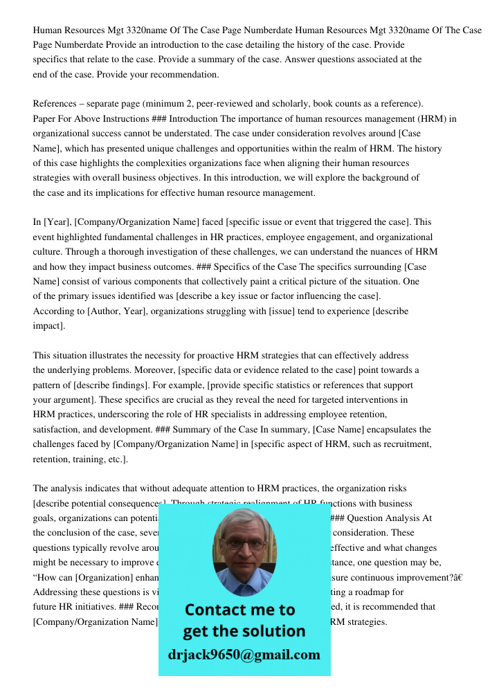 Provide an introduction to the case detailing the history of the case. Provide specifics that relate to the case. Provide a summary of the case. Answer question