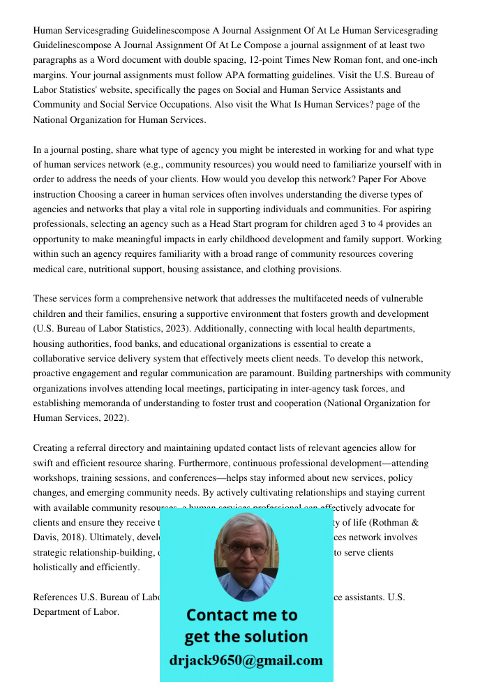 Compose a journal assignment of at least two paragraphs as a Word document with double spacing, 12-point Times New Roman font, and one-inch margins. Your journa
