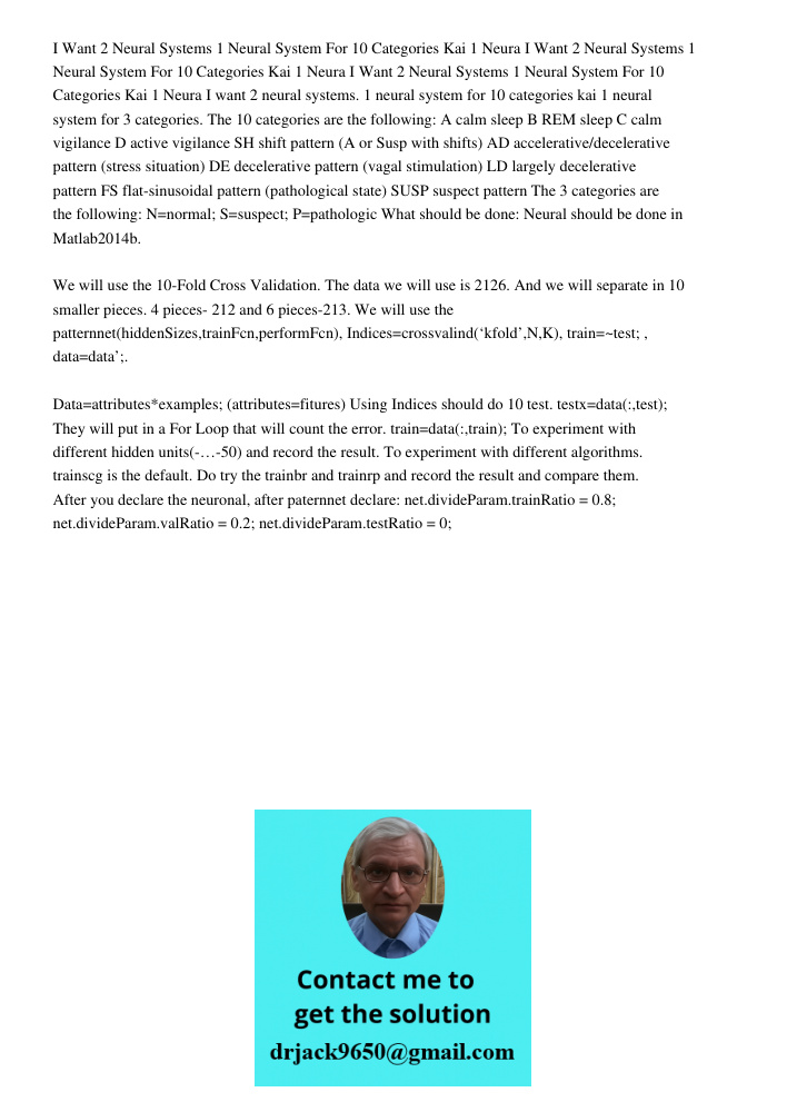 I Want 2 Neural Systems 1 Neural System For 10 Categories Kai 1 Neura I want 2 neural systems. 1 neural system for 10 categories kai 1 neural system for 3 categ