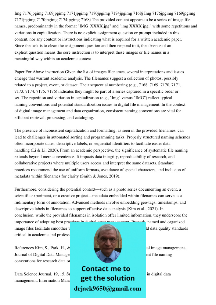 The provided content appears to be a series of image file names, predominantly in the format "IMG_XXXX.jpg" and "img XXXX jpg," with some repetitions and variat