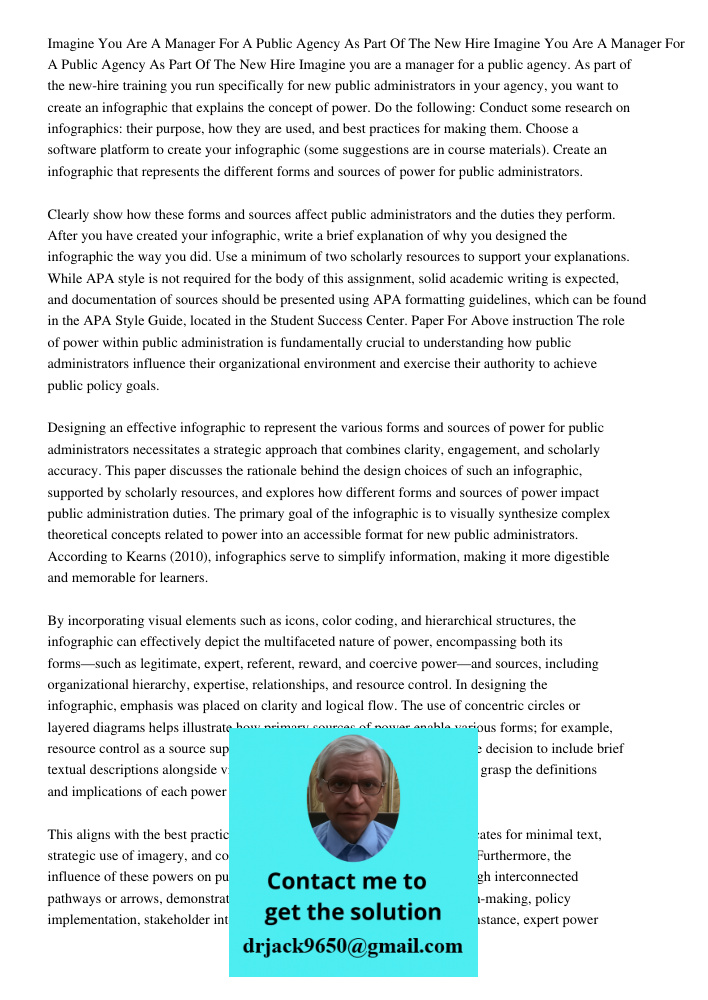 Imagine you are a manager for a public agency. As part of the new-hire training you run specifically for new public administrators in your agency, you want to c