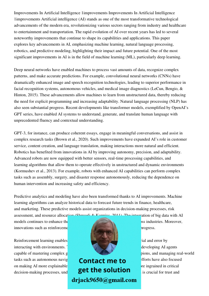 Artificial intelligence (AI) stands as one of the most transformative technological advancements of the modern era, revolutionizing various sectors ranging from