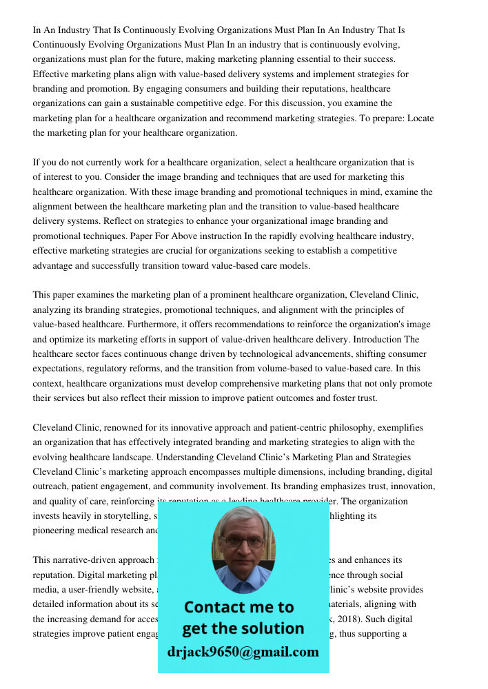 In an industry that is continuously evolving, organizations must plan for the future, making marketing planning essential to their success. Effective marketing 