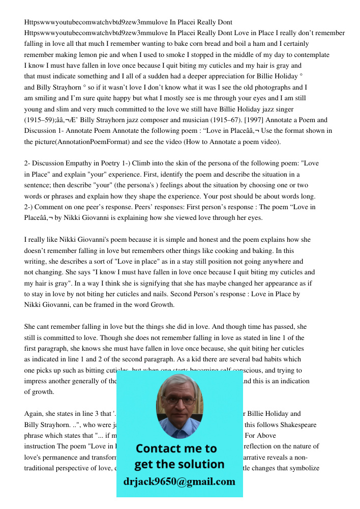 Love in Place I really don’t remember falling in love all that much I remember wanting to bake corn bread and boil a ham and I certainly remember making lemon p