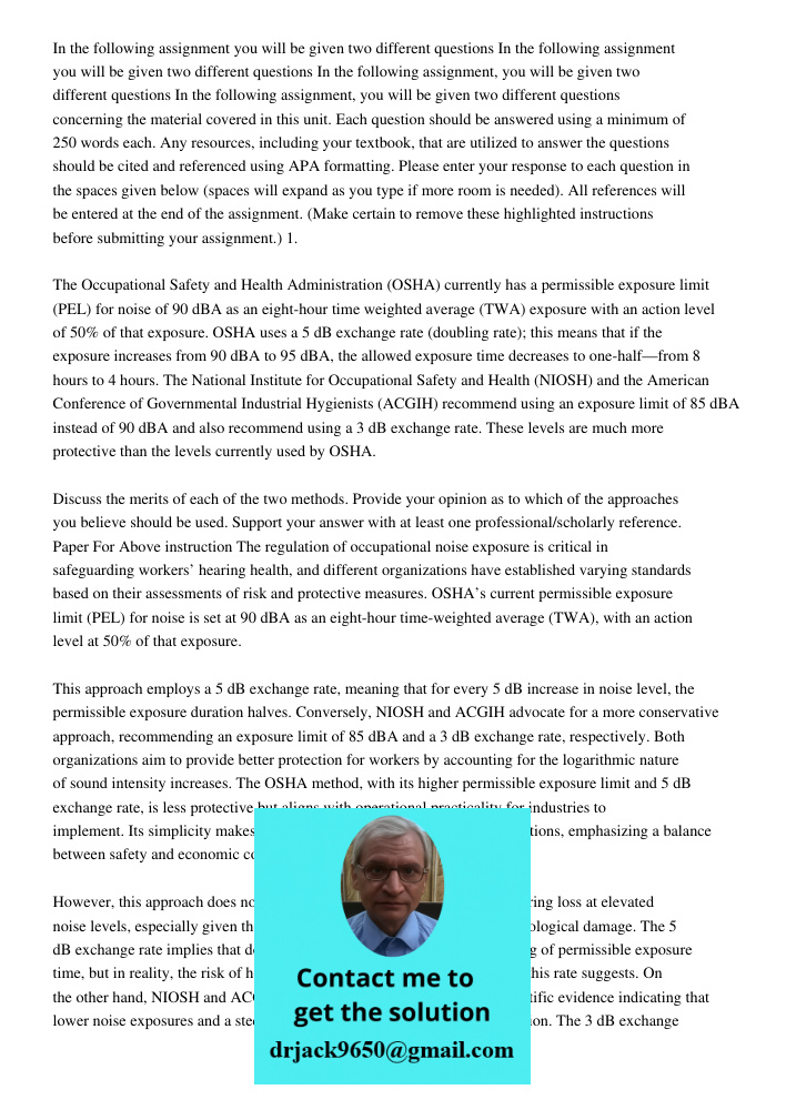 In the following assignment you will be given two different questions In the following assignment, you will be given two different questions concerning the mate