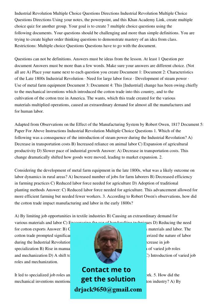 Using your notes, the powerpoint, and this Khan Academy Link, create multiple choice quiz for another group. Your goal is to create 7 multiple choice questions 