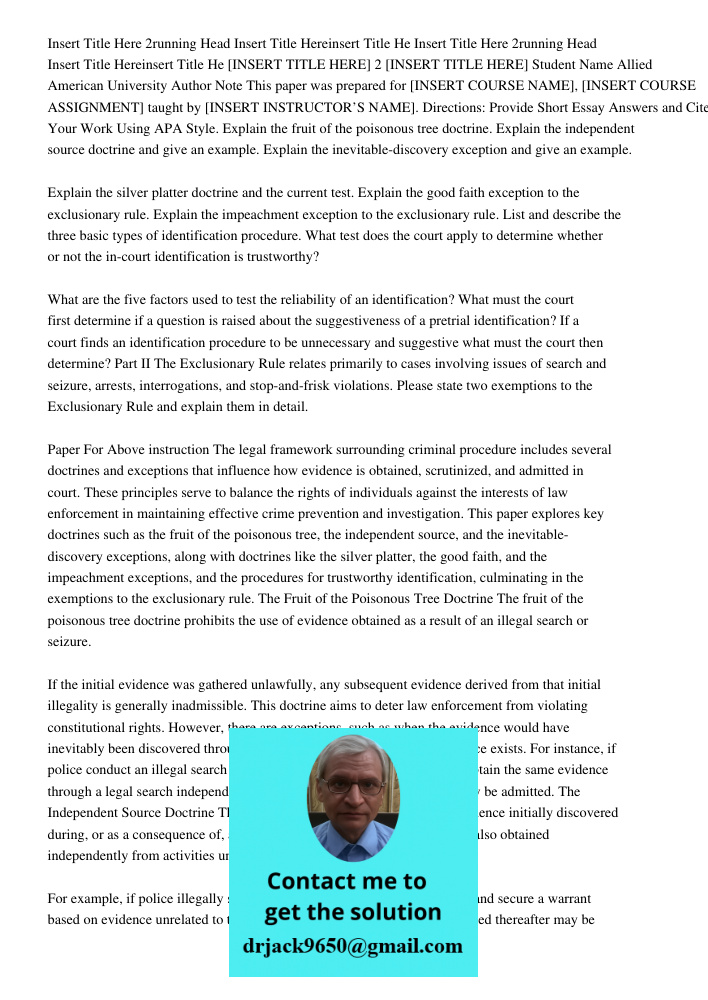 [INSERT TITLE HERE] 2 [INSERT TITLE HERE] Student Name Allied American University Author Note This paper was prepared for [INSERT COURSE NAME], [INSERT COURSE A