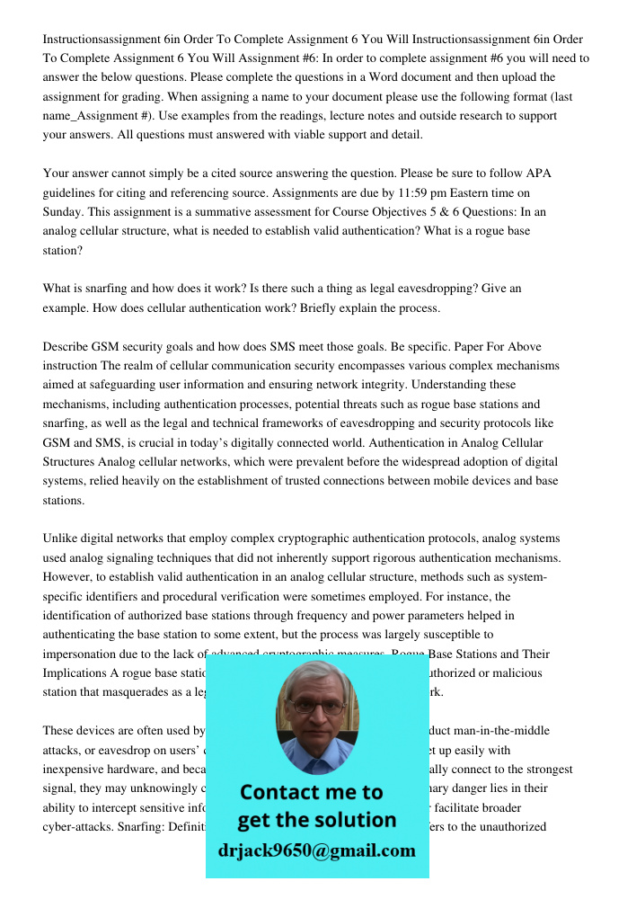 Assignment #6: In order to complete assignment #6 you will need to answer the below questions. Please complete the questions in a Word document and then upload 
