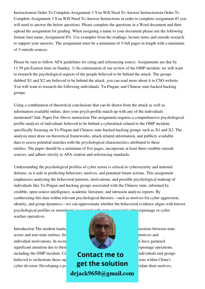 Instructions in order to complete assignment #3 you will need to answer the below questions. Please complete the questions in a Word document and then upload th