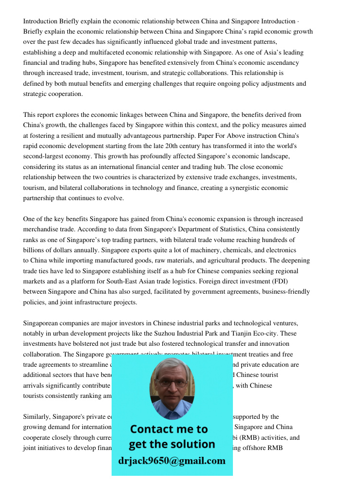 China’s rapid economic growth over the past few decades has significantly influenced global trade and investment patterns, establishing a deep and multifaceted 