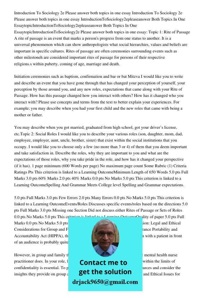 IntroductionToSociology2epleaseanswer Both Topics In One EssaytopicIntroductionToSociology2epleaseanswer Both Topics In One EssaytopicIntroductionToSociology2e 