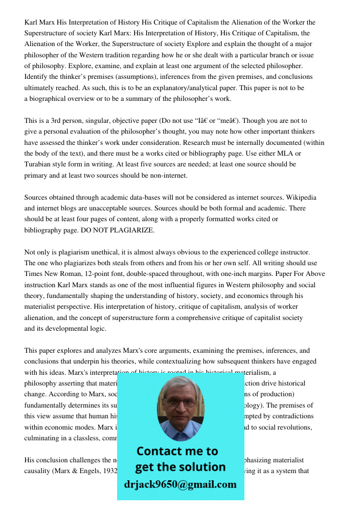 Explore and explain the thought of a major philosopher of the Western tradition regarding how he or she dealt with a particular branch or issue of philosophy. E