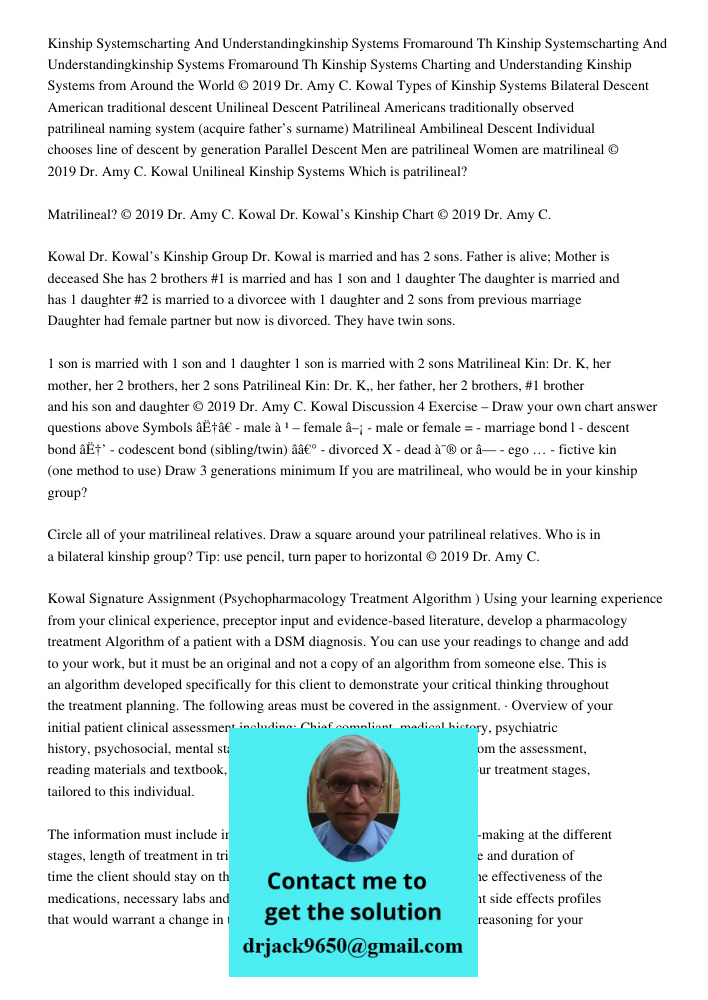 Kinship Systems Charting and Understanding Kinship Systems from Around the World © 2019 Dr. Amy C. Kowal Types of Kinship Systems Bilateral Descent American tra