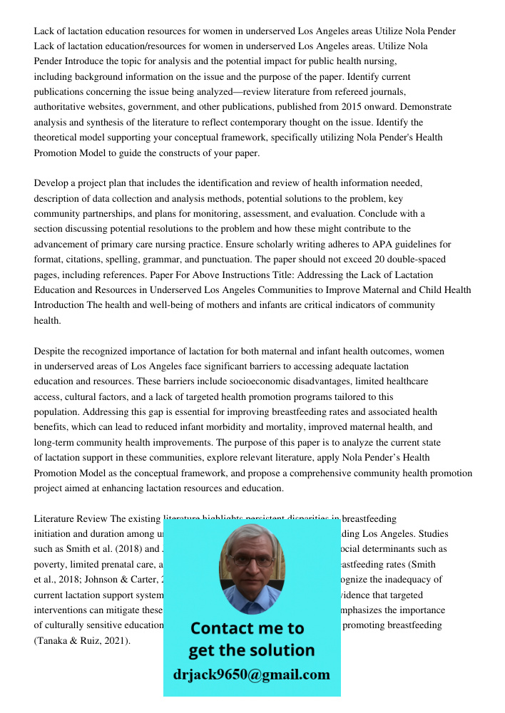 Introduce the topic for analysis and the potential impact for public health nursing, including background information on the issue and the purpose of the paper.