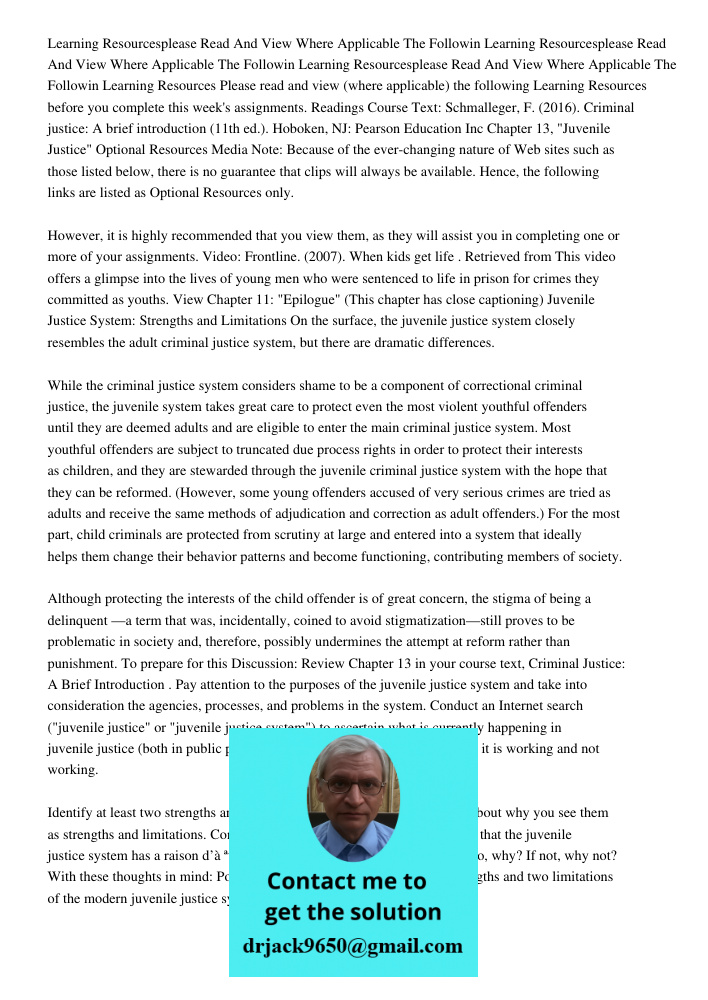 Learning Resourcesplease Read And View Where Applicable The Followin Learning Resources Please read and view (where applicable) the following Learning Resources