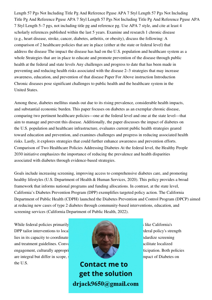 Length 57 Pgs Not Including Title Pg And Reference Pguse APA 7 Styl Length 5–7 pgs, not including title pg and reference pg. Use APA 7 style, and cite at least 