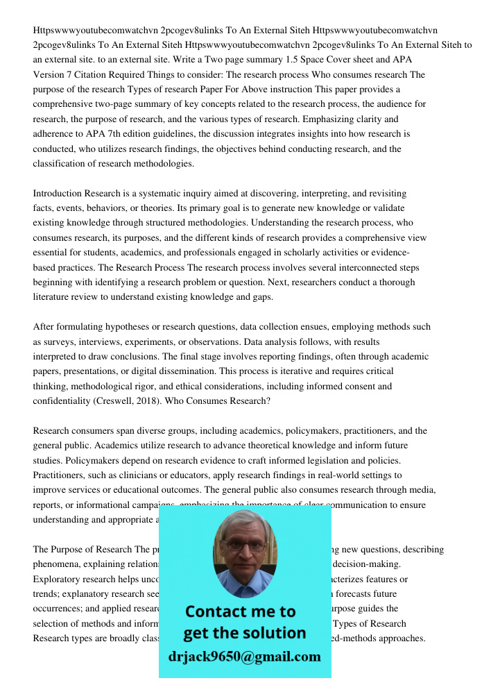 Httpswwwyoutubecomwatchvn 2pcogev8ulinks To An External Siteh to an external site. to an external site. Write a Two page summary 1.5 Space Cover sheet and APA V