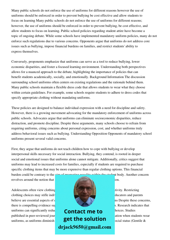 Public school policies regarding student attire have become a topic of ongoing debate. While some schools have implemented mandatory uniform policies, many do n