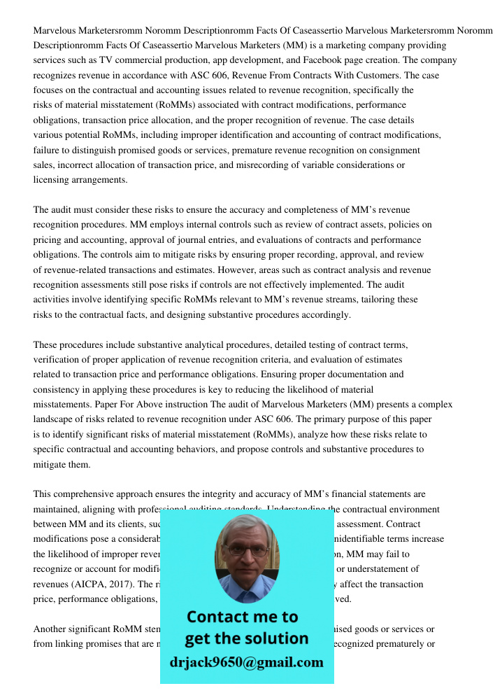 Marvelous Marketers (MM) is a marketing company providing services such as TV commercial production, app development, and Facebook page creation. The company re