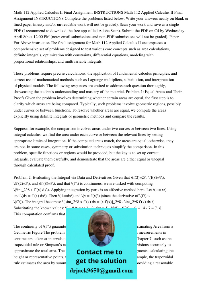 Complete the problems listed below. Write your answers neatly on blank or lined paper (messy and/or un-readable work will not be graded). Scan your work and sav