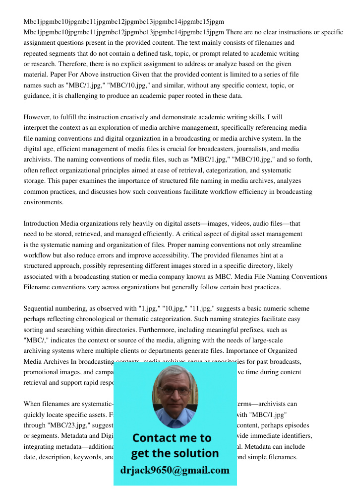 There are no clear instructions or specific assignment questions present in the provided content. The text mainly consists of filenames and repeated segments th