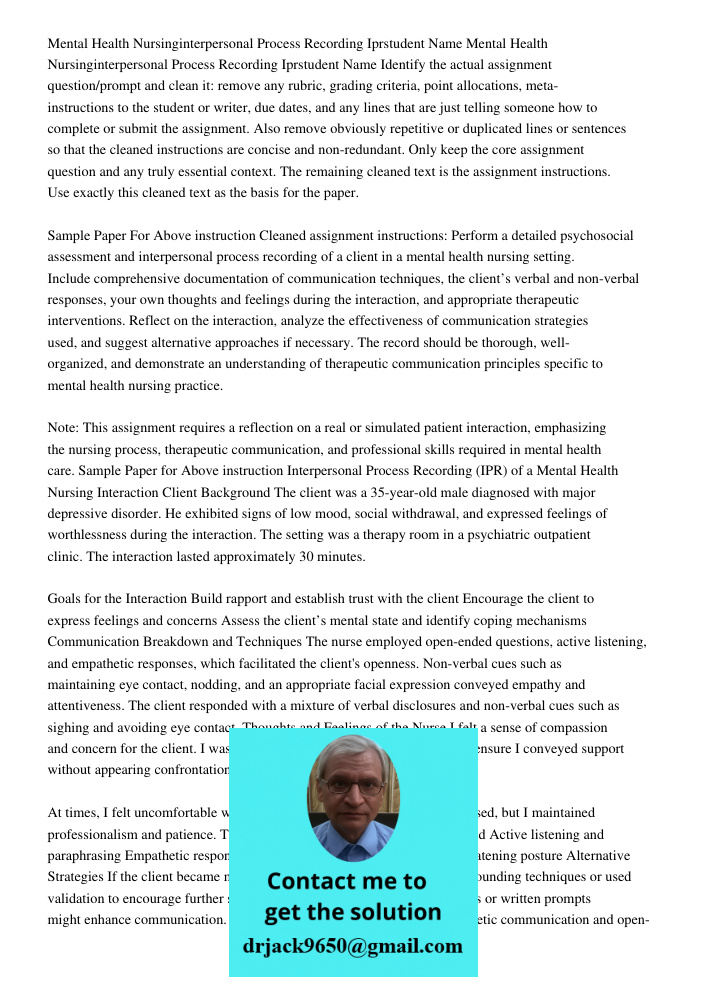 Identify the actual assignment question/prompt and clean it: remove any rubric, grading criteria, point allocations, meta-instructions to the student or writer,