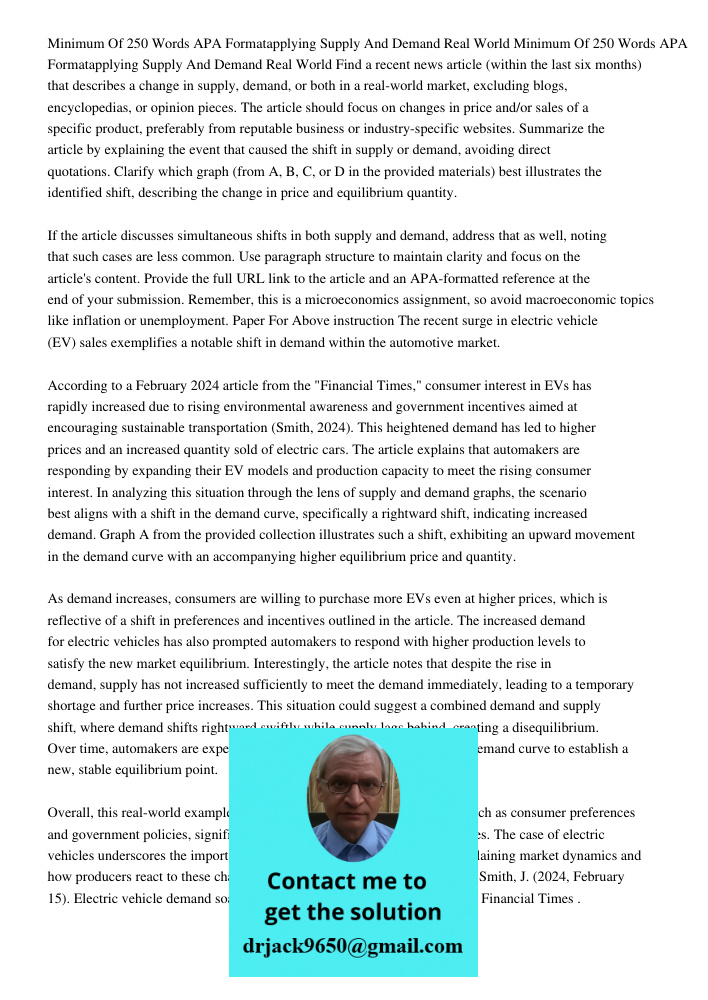 Find a recent news article (within the last six months) that describes a change in supply, demand, or both in a real-world market, excluding blogs, encyclopedia