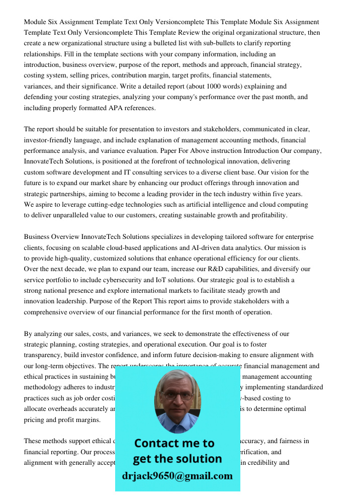 Review the original organizational structure, then create a new organizational structure using a bulleted list with sub-bullets to clarify reporting relationshi