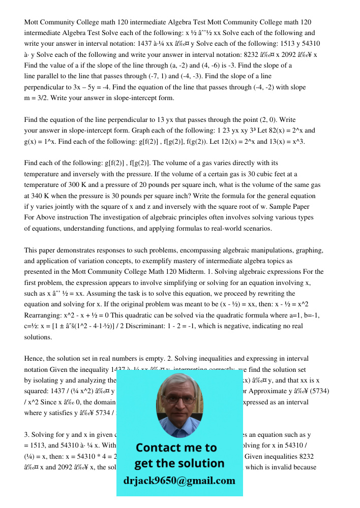 Solve each of the following: x   ½   −½   xx Solve each of the following and write your answer in interval notation: 1437 ÷¼ xx ≤ y Solve each of the following: