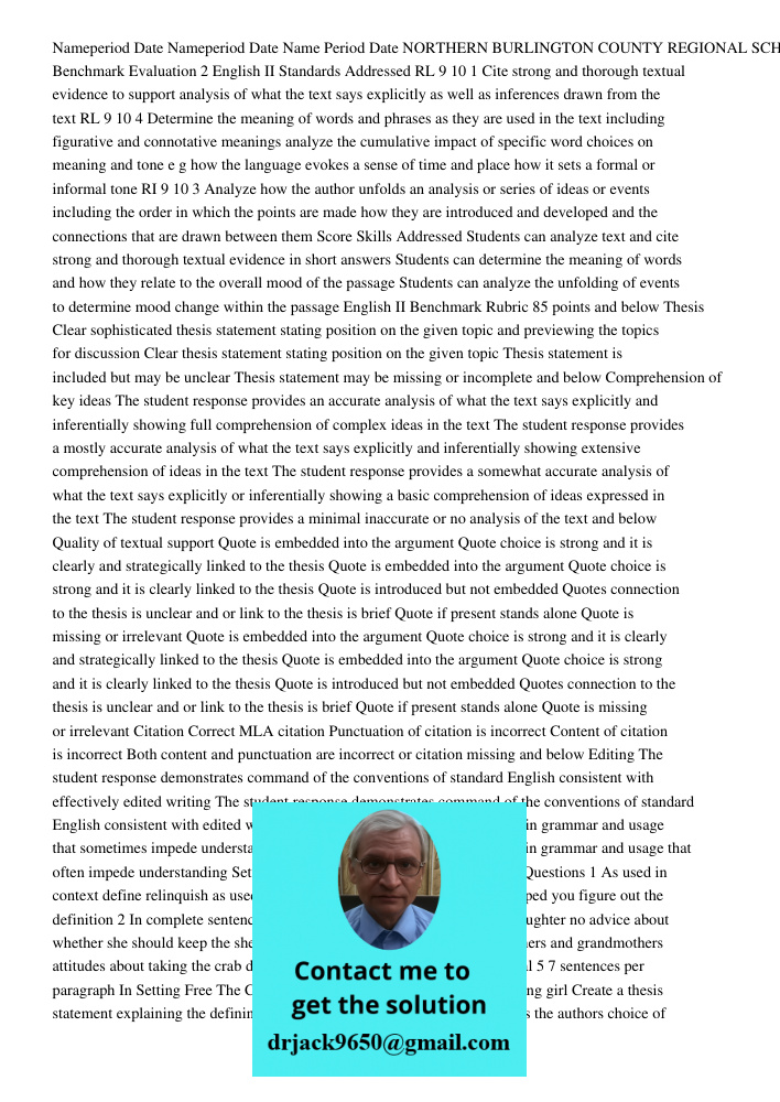 Paper For Above instruction The assigned task involves analyzing Barbara Kingsolver’s story "Setting Free the Crabs," focusing on the defining moment for the yo